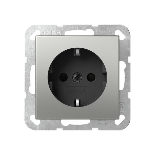 Gira 4453600 SCHUKO-Steckdose SP System 55 Edelstahl