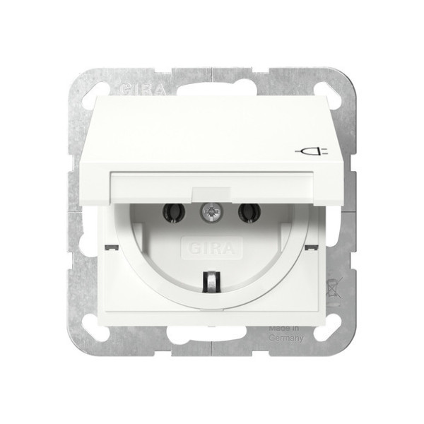 Gira 445403 SCHUKO-Steckdose KD System 55 Reinweiß