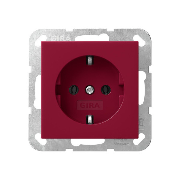 Gira 4455108 SCHUKO-Steckdose System 55 Rot