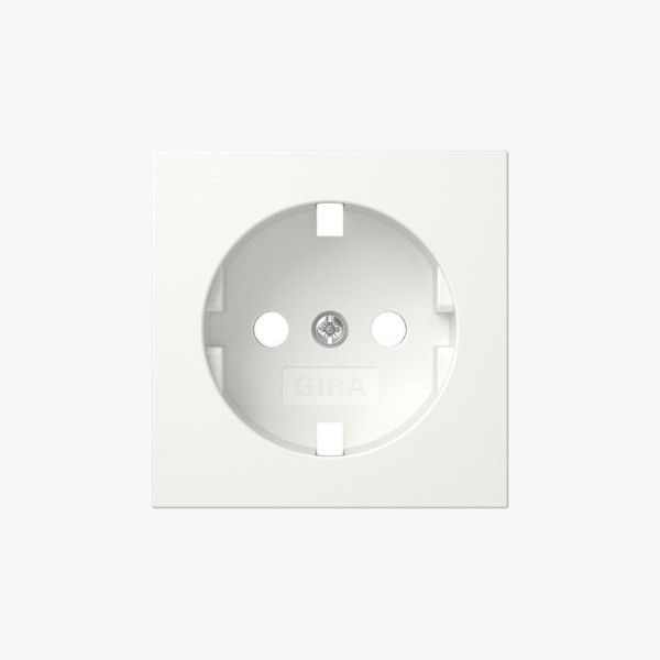Gira 492003 Abdeckung SCHUKO-Steckdose System 55 Reinweiß
