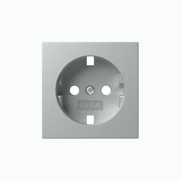 Gira 492026 Abdeckung SCHUKO-Steckdose System 55 F Alu