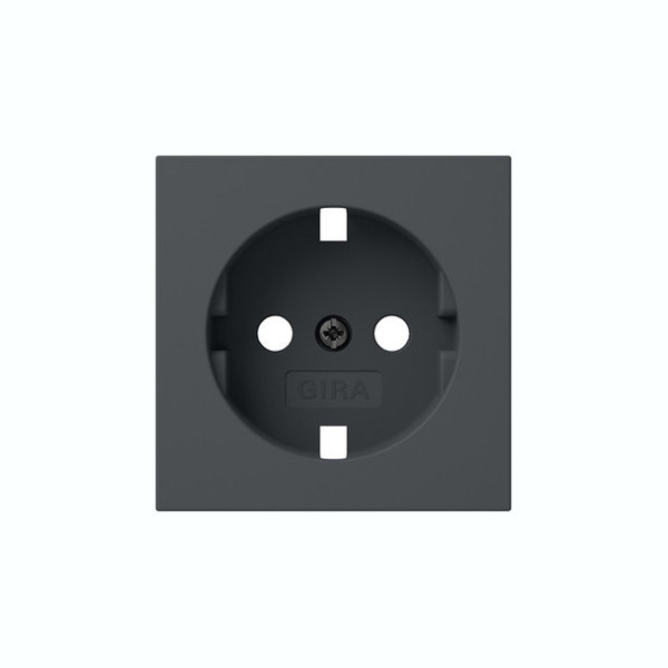 Gira 492028 Abdeckung SCHUKO-Steckdose System 55 Anthrazit