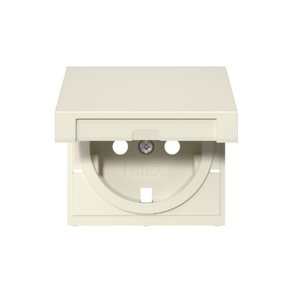 Gira 492201 Abdeckung SCHUKO-Steckdose KD System 55 Cremeweiß
