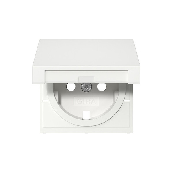Gira 494203 Abdeckung SCHUKO-Steckdose KD + SP System 55 Reinweiß