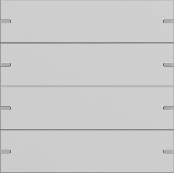 Gira 5024915 Wippenset 4-fach Tastsensensor 4.95 Alum.Grau m(lack.)