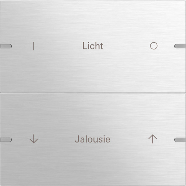 Gira 503217 Wippenset 2-fach individuell Tastsensensor 4.95 Aluminium(elox.)