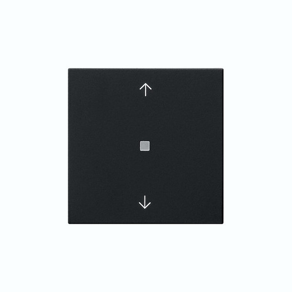Gira 5105005 RF BedienAufsatz 1-fach Pfeile KNX System 55 Schwarz m
