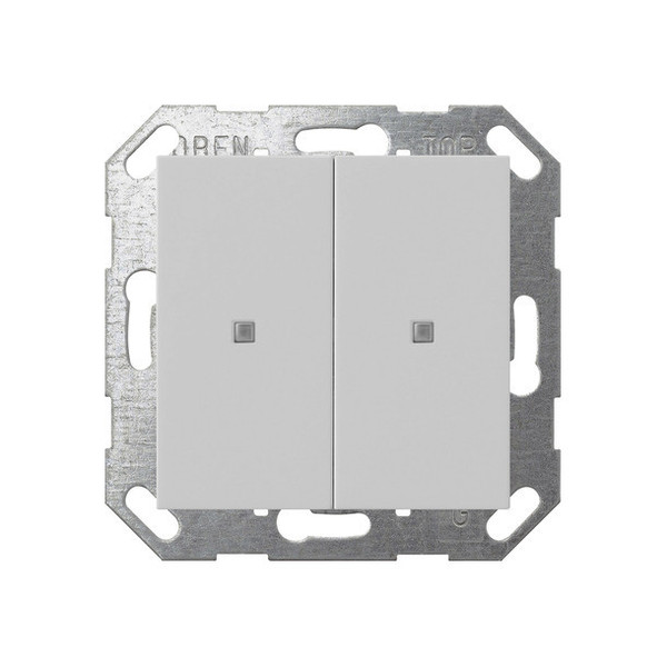 Gira 5173015 Taster Wippe 2-fach OneKNX System 55 Grau m