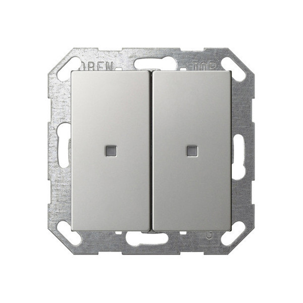 Gira 5173600 Taster Wippe 2-fach OneKNX System 55 Edelstahl