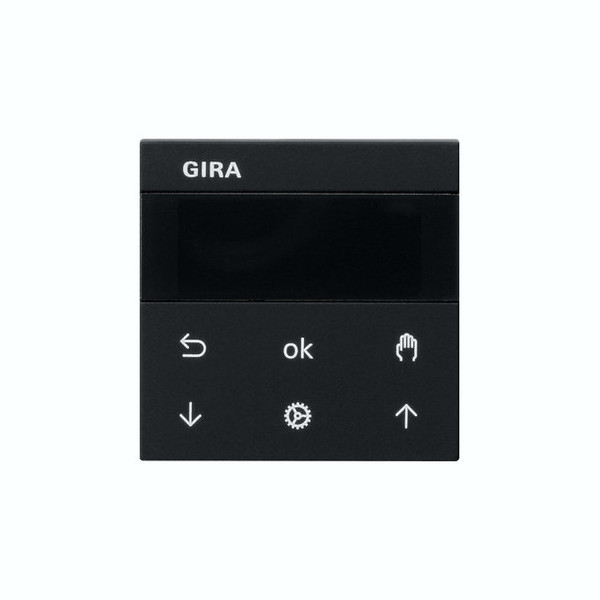 Gira 5366005 S3000 Jal.-/Schaltuhr Display System 55 Schwarz m