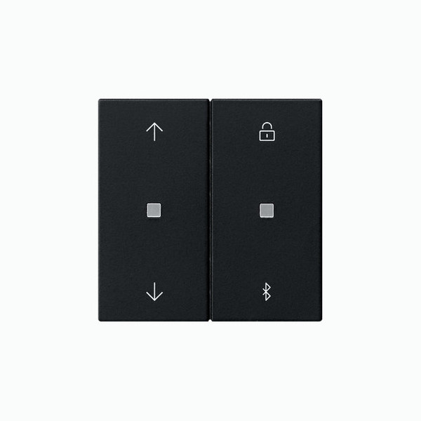 Gira 5367005 S3000 Jal.-/Schaltuhr Bluetooth Pfeile System 55 Schwarz m