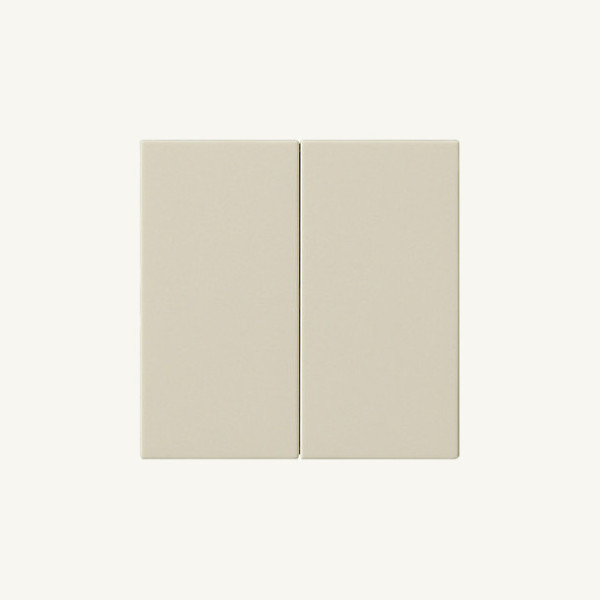 Gira 537001 Wippe 2-fach unbedruckt System 55 Cremeweiß