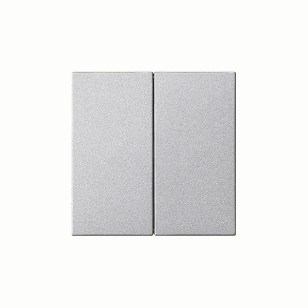 Gira 537026 Wippe 2-fach unbedruckt System 55 F Alu