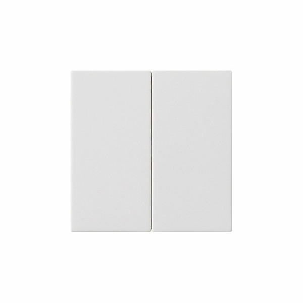 Gira 537027 Wippe 2-fach unbedruckt System 55 Reinweiß m