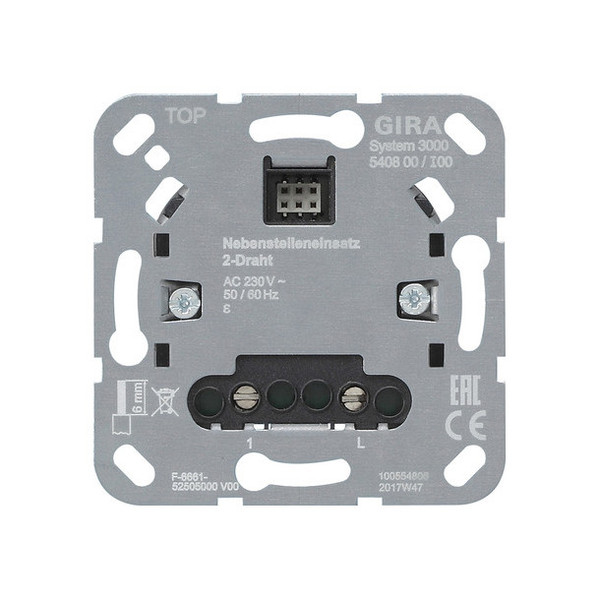 Gira 540800 S3000 Nebenst.Einsatz 2-Dr Einsatz