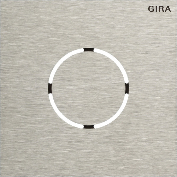 Gira 5578920 Frontplatte Sprachmodul System 106 Edelstahl