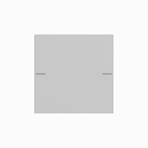 Gira 5751015 Wippenset 1-fach Tastsensensor 4.55 Grau m
