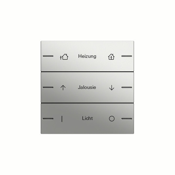 Gira 5763600 Wippenset 3-fach individuell Tastsensensor 4.55 Edelstahl