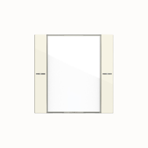 Gira 577101 Wippenset 1-fach Beschriftungsfeld Tastsensensor 4.55 Klar/Cremeweiß