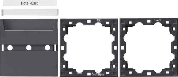 Gira 810628 Zub. Hotel-Card System 55 Anthrazit