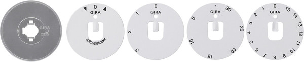 Gira 818300 Set Symbolscheiben Knebel Zubehör