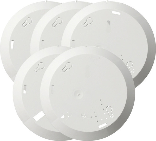 Gira 845000 Set Montageplatte 5 Stck. RWM Dual Q Rauchwarnmelder Reinweiß m