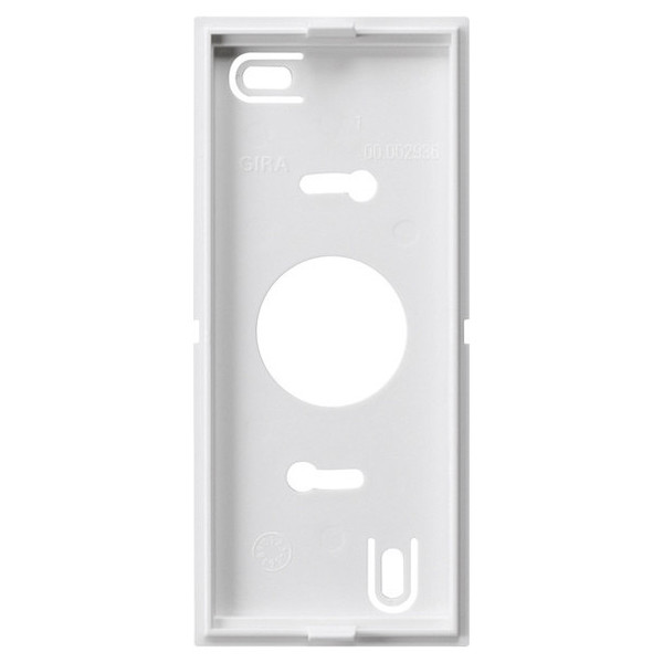 Gira 850503 Montageplatte Wohnungsstation AP + Gong System 55 Reinweiß