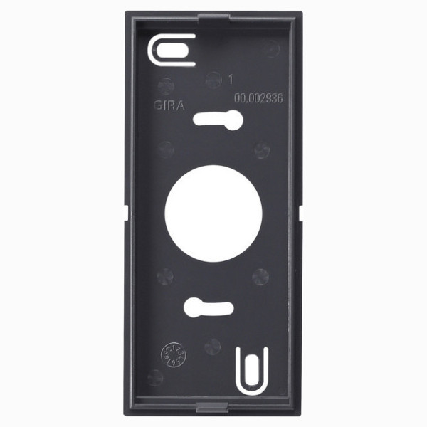 Gira 850528 Montageplatte Wohnungsstation AP + Gong System 55 Anthrazit