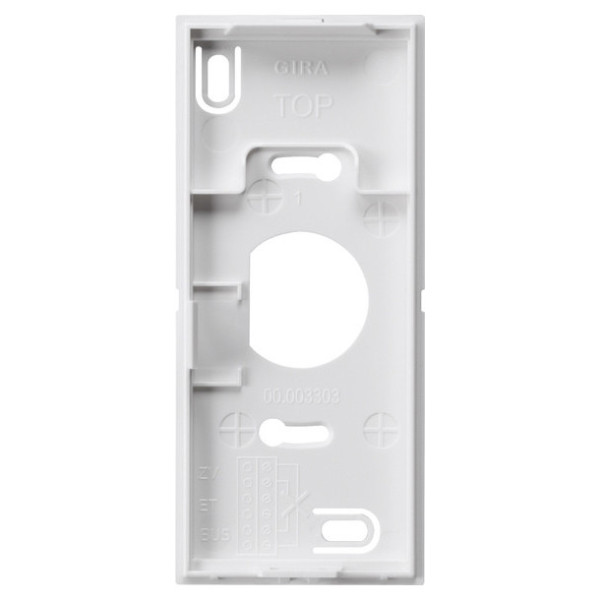Gira 851003 Montageplatte Wohnungsstation Video AP System 55 Reinweiß