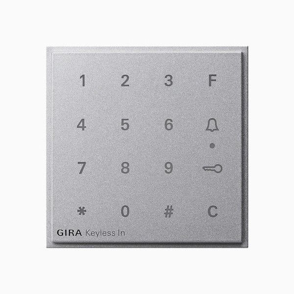 Gira 851365 Aufsatz Codetastatur Gira TX_44 F Alu