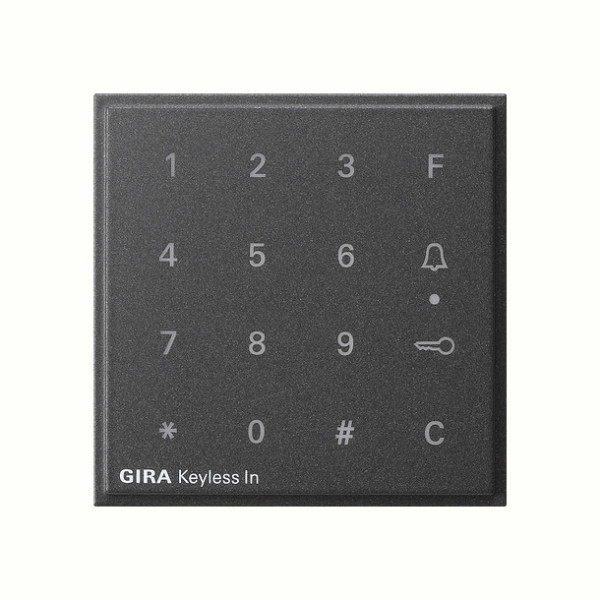 Gira 851367 Aufsatz Codetastatur Gira TX_44 Anthrazit