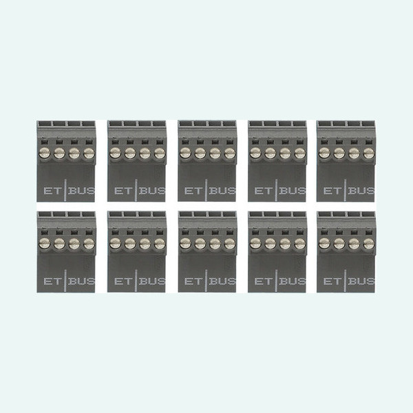 Gira 851800 Set Anschlusskl. 10 Stck. Wohnungsst.AP Türkommunikation