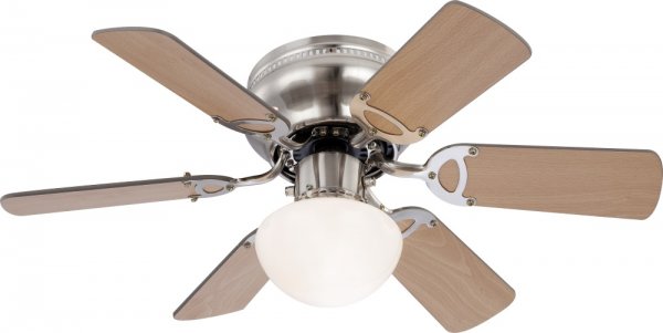 Globo Ugo Deckenventilator mit Leuchte Ø76cm Buche 0307
