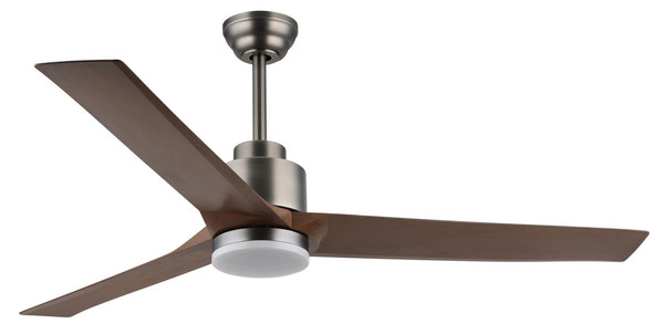 Globo Modesto LED Deckenventilator 20W CCT Grau Dunkel, Metall Fernbedienung Nachtlicht Memoryfunktion Ø17,5cm 03607