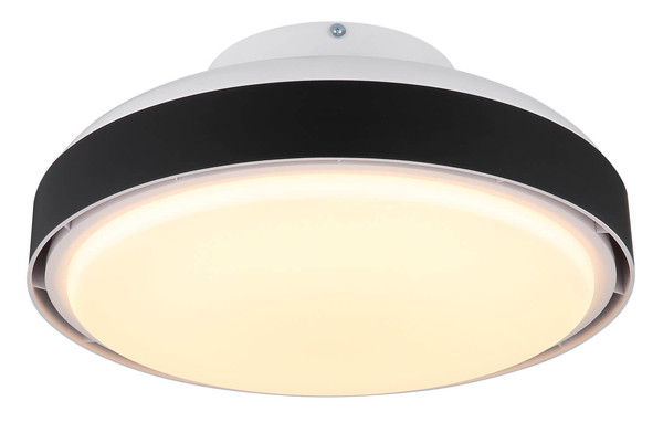 Globo Carney LED Deckenventilator 40W CCT Weiß Matt Fernbedienung Nachtlicht Memoryfunktion Ø45cm 03667S