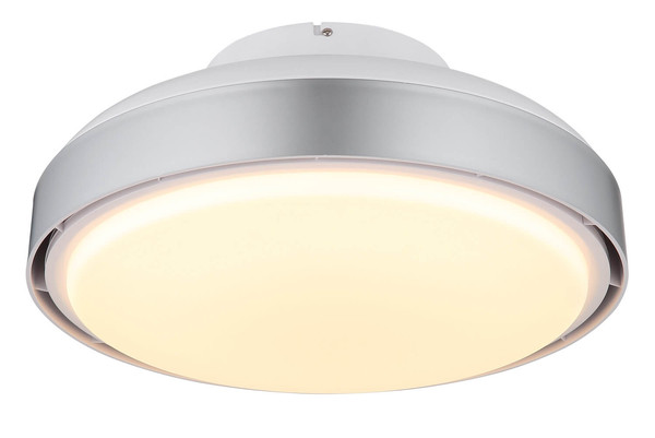 Globo Carney LED Deckenventilator 40W CCT Weiß Matt Fernbedienung Nachtlicht Memoryfunktion Ø45cm 03667SI