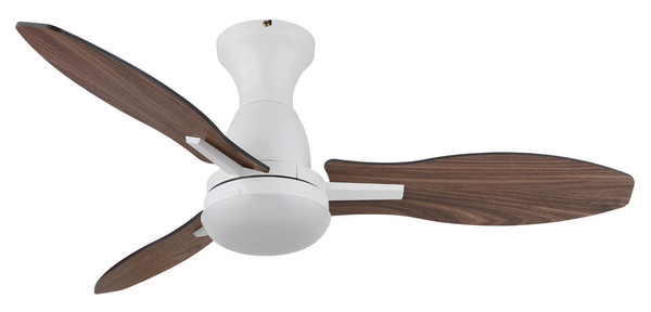 Globo Gale LED Deckenventilator 22W CCT Weiß Matt, Metall Fernbedienung Memoryfunktion 32,5cm 03671W