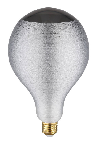 Globo Lampe E27 Leuchtmittel E27 4W Warmweiß Rauchfarben, Glas Ø13cm 11537S