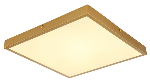 Globo Tibey LED Deckenleuchte 22W Warmweiß Messingfarben Matt, Metall 3cm 12382-22