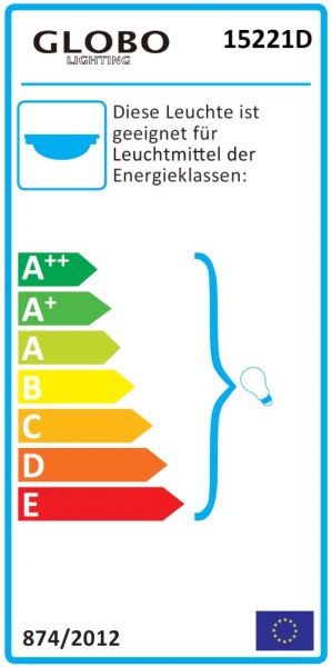 Globo Deckenleuchte Chipsy 3xE27 Holzoptik-cremefarben