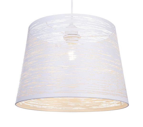 Globo Becca E27 Hängeleuchte 60W Weiß, Metall Ø35cm 15314W