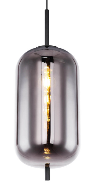 Globo Blacky E27 Hängeleuchte 60W Schwarz, Metall Ø22cm 15345H2