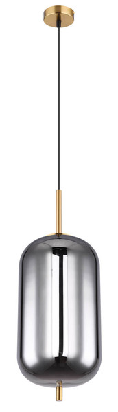 Globo Blacky I E27 Hängeleuchte 60W Messingfarben, Metall Ø22cm 15345H2MM