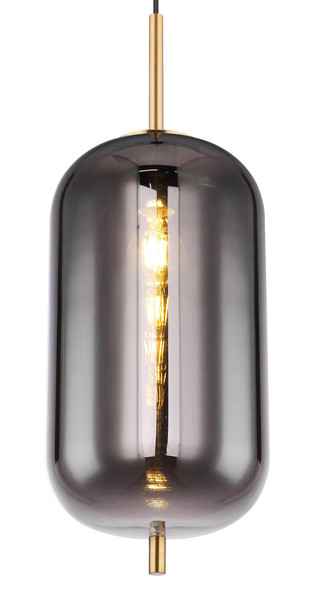 Globo Blacky I E27 Hängeleuchte 60W Messingfarben, Metall Ø22cm 15345H2MM