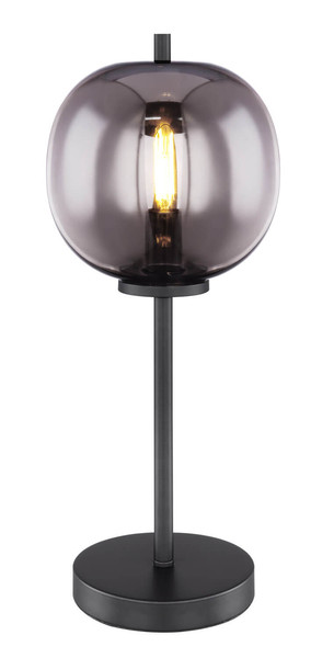 Globo Blacky E14 Tischleuchte 40W Schwarz, Metall Ø18,5cm 15345T