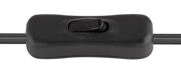Globo Hadera E27 Tischleuchte 60W Schwarz Matt, Metall Ø10cm 15465T