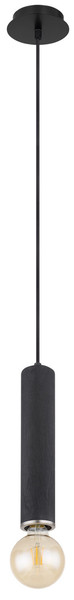 Globo Marion E27 Hängeleuchte 60W Schwarz Matt, Metall Ø6cm 15499H