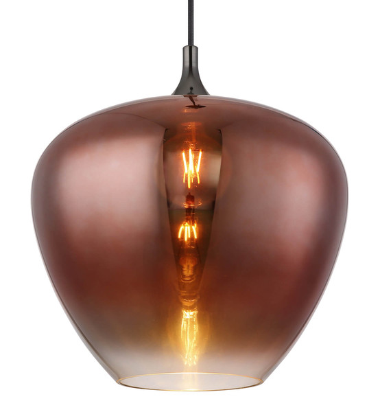 Globo Maxy E27 Hängeleuchte 60W Schwarz Matt, Metall Ø40cm 15548H2G