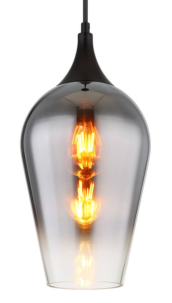 Globo Lavus E27 Hängeleuchte 60W Schwarz Matt, Metall Ø18cm 15552H3