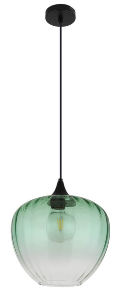 Globo Sander E27 Hängeleuchte 40W Schwarz Matt, Metall Ø29cm 15748H1G